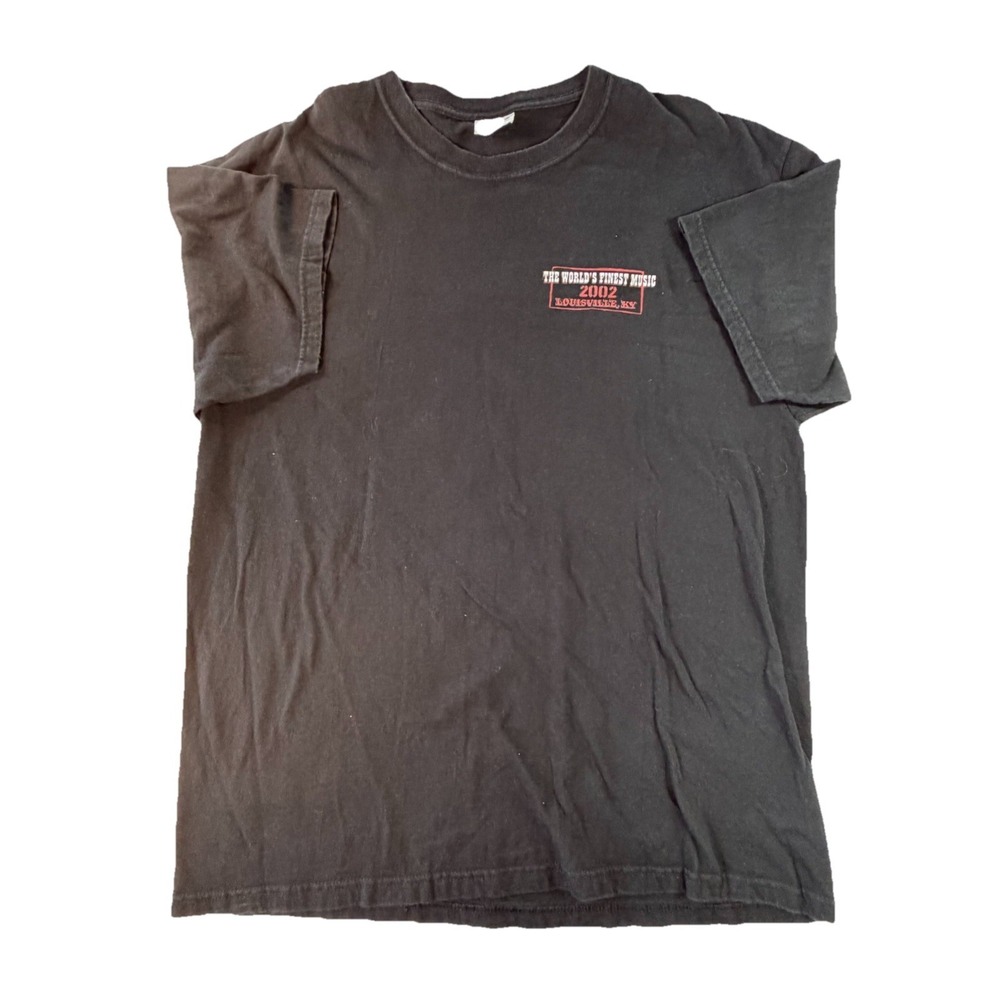 Vintage Y2K 2002 Jim Beam Rock The Rackhouse Festival Tee XL